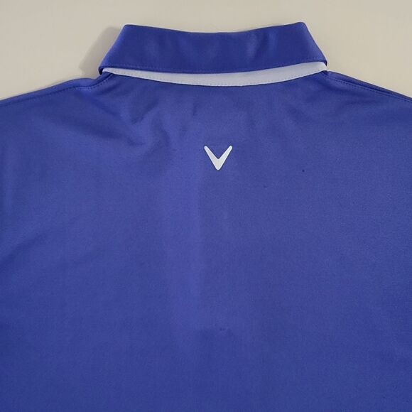Callaway Men's Royal Blue Short Sleeve Golf Polo - Picture 9 of 13